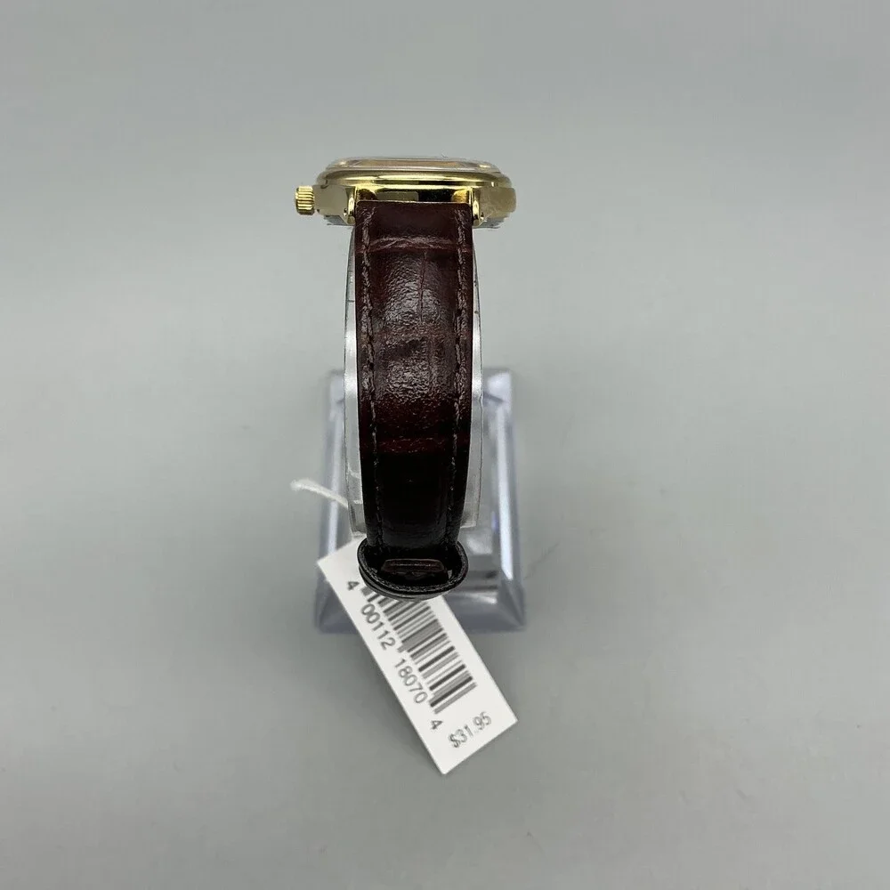 Disney Time Works Womens Watch 26mm Tigger Theme Park Brown Leather New Battery 1990 main image 3